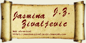 Jasmina Živaljević vizit kartica